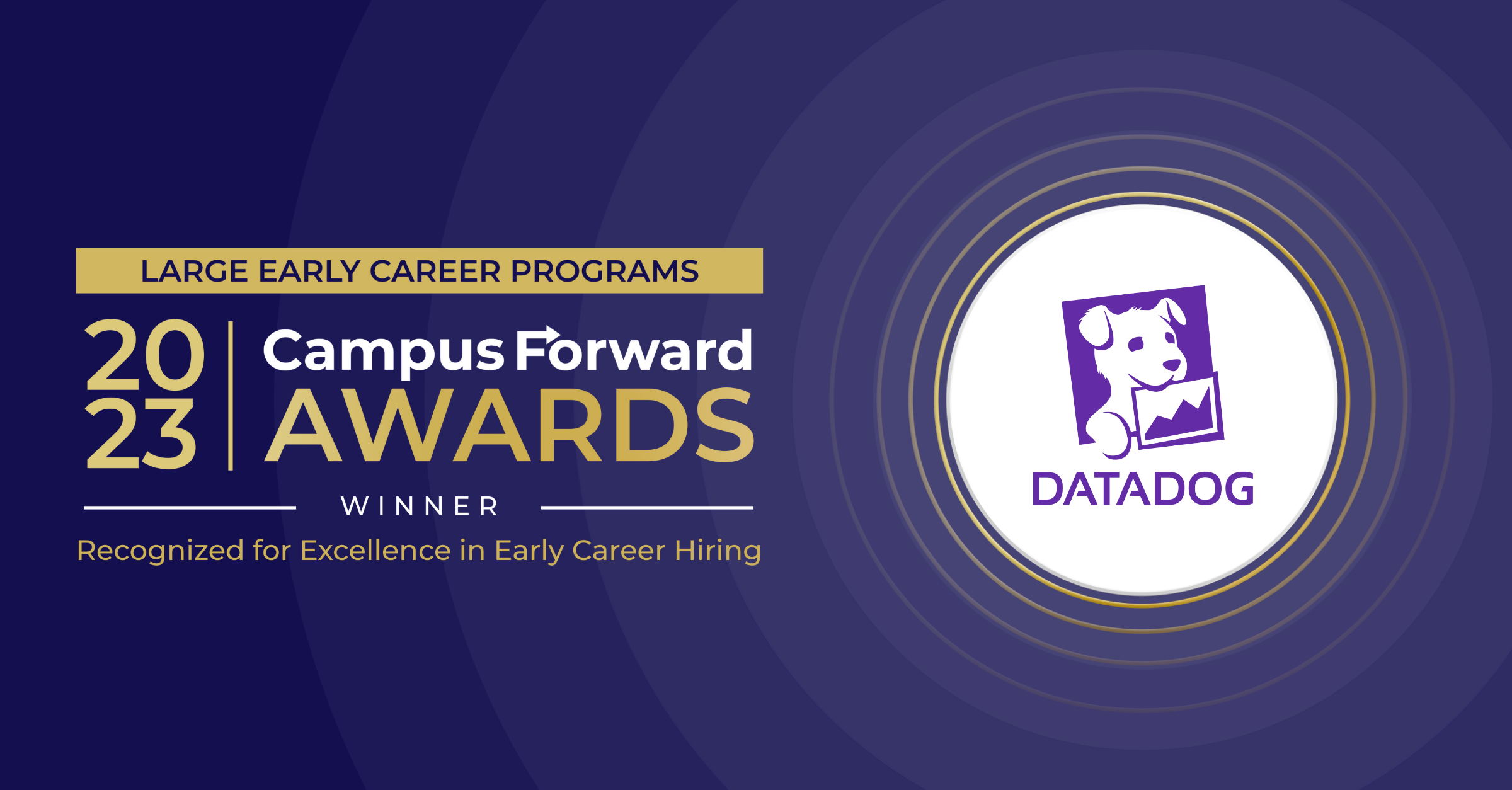 Datadog 2023 Campus Forward Award Winner